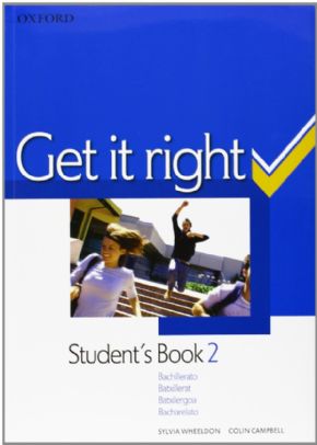 GET IT RIGHT STUDENT`S BOOK 2 BACHILLERATO. 5% de descuento aplicado en el precio